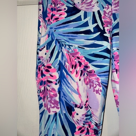 NWT Lilly Pulitzer Kelly knit skinny ankle pants Mr. Peacock B tweethearts 8 - Picture 5 of 12